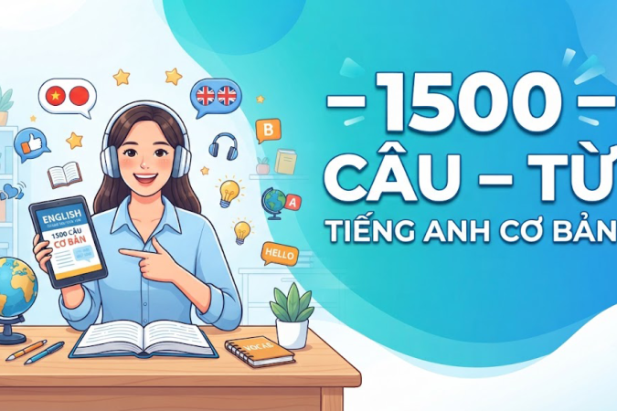1500 Câu – Từ Tiếng Anh Cơ Bản