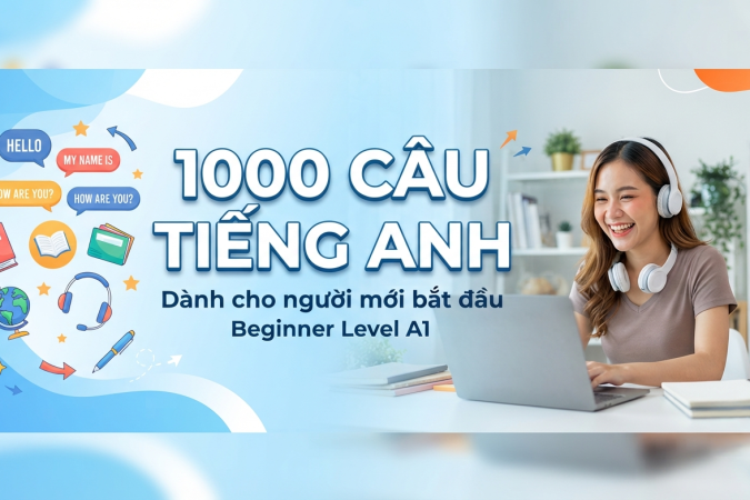 A1: 1000 Câu Tiếng Anh Cho Người Mới Bắt Đầu